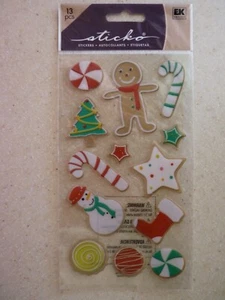 Sticko GINGERBREAD TREATS Stickers Sealed Package EK Success - Picture 1 of 1