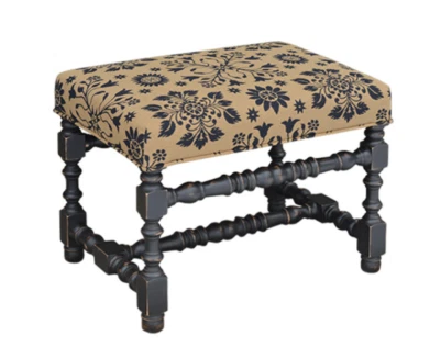 USA Amish Handmade | American Primitive | Made to Order | Jacobean Ottoman - Image 1 of 2