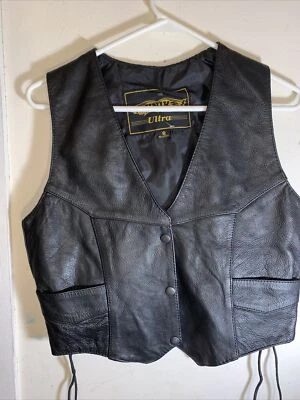 ladies Unik Ultra black side laces snap buttons Small - Image 1 of 4