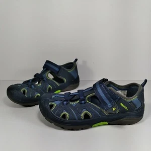 Merrell Hydro Kids Size 4 Navy Blue MY53375 Waterproof Hiking Sandals - Picture 1 of 7