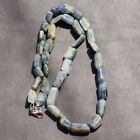 Handmade 337 Cts Natural Kynite 20 Inches Beaded Necklace Jewelry AK 05 E488