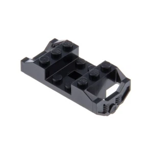 1x Lego Eisenbahn Rad Halter schwarz ohne Räder 9V Waggon Zug 4207399 2878 - Picture 1 of 2