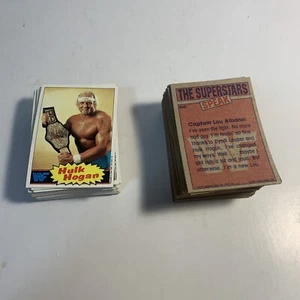 1985 Topps WWF Wrestling Card Near Set 61/66 Hulk Hogan + nearly 100 extra Fresh - Picture 1 of 7