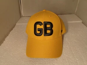 47 Brand Green Bay Packers Yellow Hat One Size Fits All Adjustable Strap - Picture 1 of 7