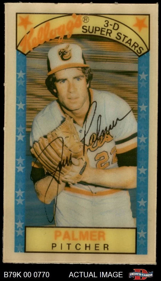 1979 Kellogg's #5 Jim Palmer Orioles HOF 8 - NM/MT - Image 1 of 1