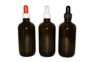 Botella de pipeta 100 ml 1 pieza vidrio marrón DIN18 aspirador de pipeta en tres colores - Imagen 1 de 4