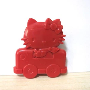 Sanrio Showa Retro Hello Kitty Clip Red Color Resin Japan 1976 Poor Condition - Picture 1 of 2