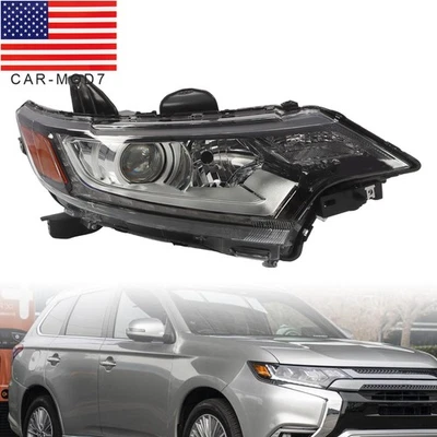 Halogen Headlight Right Passenger Side for 2016 2020 Mitsubishi Outlander - Image 1 of 4