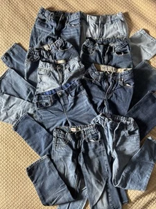 Lot (9pairs) of Boys Size 7 Jeans Includes Levi Gap Brands - Picture 1 of 19