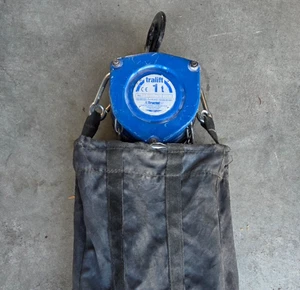 Tractel Tralift Chain Hoist 1 Ton 29' Lift with Chain & Storage Bag 6x18mm - Picture 1 of 24