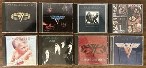 Van Halen 8 CD Lot 1984, OU812, Frauen und Kinder, faire Warnung, rechtswidrig - Bild 1 von 10