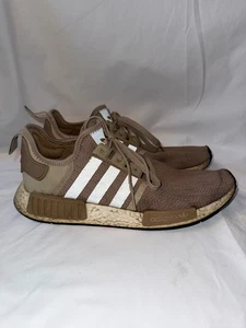 Adidas NMD R1 B79760 Mens Sneaker 10.5 Raw Gold Cardboard Athletic Running Shoes - Picture 1 of 9