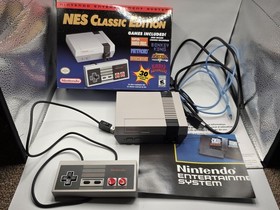 Nintendo NES Classic Edition Mini Console CIB OEM Controller Box Inserts Tested