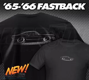 '65-'66 Fastback Mustang T-Shirt 1965 1966 GT - Picture 1 of 24
