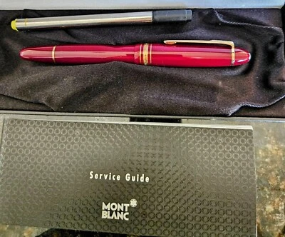 Marcador de Documentos Montblanc Meisterstuck Legrand Bordeaux Novo Na Caixa 166R - Imagem 1 de 3