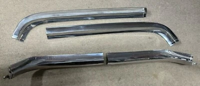 1964 - 1967 Chevrolet El Camino Rear Upper Window Side Trim Reveal Moldings 4 PC Foto 1 de 4