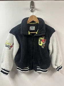 The Grinch And JUSTICE Collab - Kids Soft Fleece Jacket  - Size S 7/8 Varsity - Picture 1 of 8