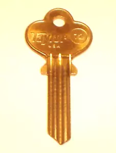 Taylor 72 5NW3 N1-1017 Uncut Key Blank fits Norwalk (5 Pin) Nickel Plated Brass - Picture 1 of 4
