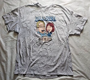 John Sterling & Suzyn Waldman WFAN New York Yankees SGA T-Shirt - Size XL - Picture 1 of 4