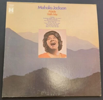 Mahalia Jackson Abide With Me 1971 or 72 LP Stereo Harmony Records Reissue - Image 1 of 4