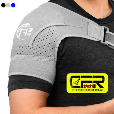 Shoulder Brace Rotator Cuff Compression Support Strap Arm Injury Sleeve Wrap DSM - Image 1 of 4