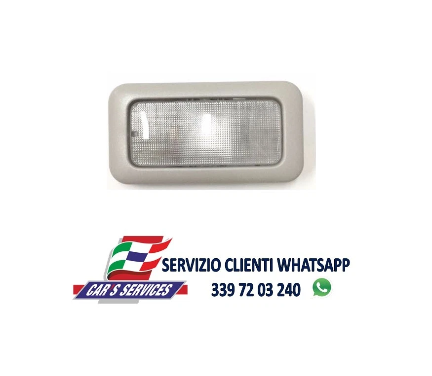 PLAFONIERA LUCE ABITACOLO ILLUMINAZIONE INTERNA PER FIAT PANDA DAL 2003 AL 2012 - Immagine 1 di 2