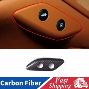 Real Carbon Fiber Indoor Fuel Tank Switch Cover For Ferrari F12 Berlinetta 13-17 - Picture 1 of 7