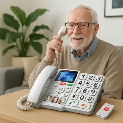 EasyCall® PRO 4G GSM PHONE ELDERLY, ALZHEIMER, DEMENTIA, CARE HOMES & HOSPITALS - Image 1 of 4