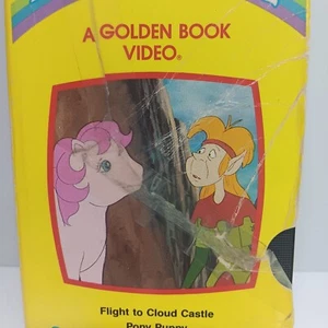 Vintage My Little Pony - Flight to Cloud Castle - A Golden Book VHS RARE 1987 - Picture 1 of 7