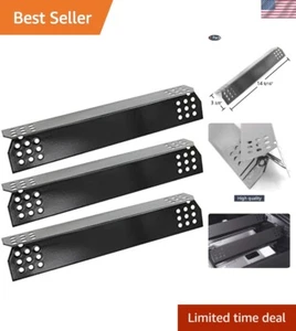 Enhanced Grilling Performance with Porcelain Steel Heat Shield - OEM Compatible - Picture 1 of 9