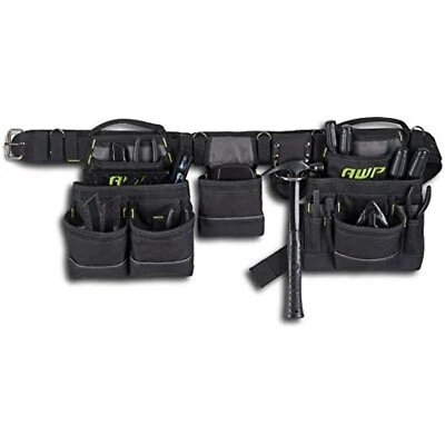 AWP General Construction Carpenter Tool Rig | Padded Adjustable Tool Belt | - Image 1 of 4