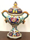 Wunderschöne Grosse Antik  Keramik-Porzellan Vase, 40 cm Hoch