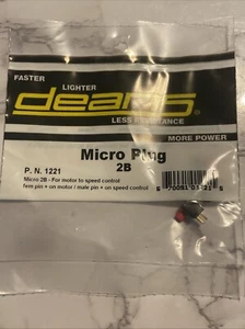 Deans 1221  Micro Plug 2B   NEW NIP - Picture 1 of 2