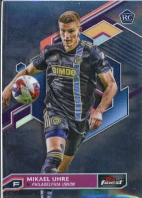 2023 Topps Finest Major League Soccer #90 Mikael Uhre Philadelphia Union Rookie - Image 1 of 2