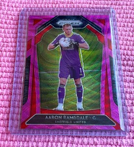 PINK WAVE PRIZM - AARON  RAMSDALE - 2020/21 PANINI PRIZM EPL - SHEFFIELD UNITED