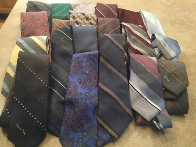 Lote de 20 corbatas de cuello vintage para hombre Wembley, Stafford para uso, manualidades o reventa Foto 1 de 4