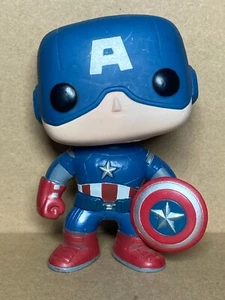 Funko POP Suelto Vengadores 10 Capitán América Cabeza Inclinada LEER - Imagen 1 de 8