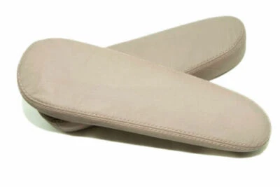 Fundas reposabrazos de asiento de cuero sintético beige para Honda Odyssey 99-04 Foto 1 de 4
