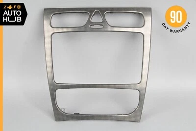 01-04 Mercedes W203 C32 AMG C230 C240 consola central radio embellecedor bisel panel OEM Foto 1 de 4