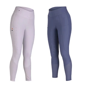 Shires Aubrion Optima Air Riding Tights In Navy Or White 10224 - Picture 1 of 1