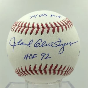 Ronald Rollie Glen Fingers Signed & Heavily Inscribed Stat MLB Baseball PSA COA - Picture 1 of 6