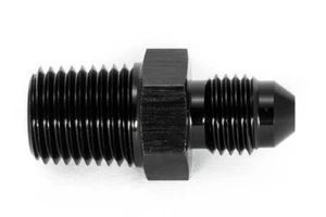 Gewindeadapter 1/4" NPT zu Dash 4 / -4 AN / JIC 4 Schwarz eloxiert 7/16 UNF - Picture 1 of 3
