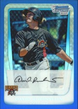 2011 Bowman Chrome Prospects Blue Refractors #BCP55 David Rubinstein /250