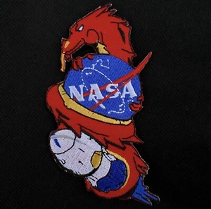 ORIGINAL NASA SPACEX - PARCHE DE VUELO ESPACIAL DRAGÓN - ROJO 3,5"" L x 1,5"" W - Imagen 1 de 1