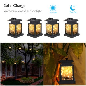 Solar Garden Décor Candle Lanterns for 