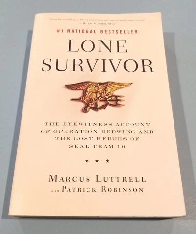 Marcus Luttrell Signed Autographed Book Lone Survivor Navy Seal Cover