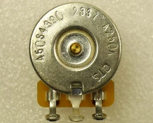 Pack of 3 pcs CTS 250K Short (3/8") Split Shaft Audio POT Potentiometer - Imagen 1 de 4