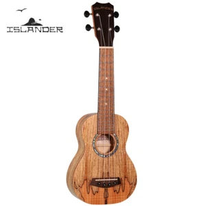 Islander by Kanile'a MAS-4 Spalted Maple Soprano Ukulele - Natural Satin - Picture 1 of 3