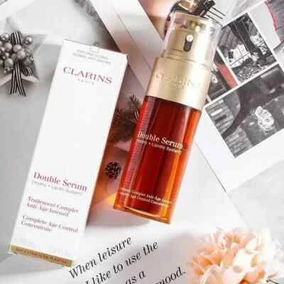 Clarlns Double Serum Complete Age-Defying Concentrate 50ml, Brand New and Sealed