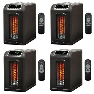 Lifesmart 3 Element 1500W Quartz Infrared Electric Room Space Heater (4 Pack) - Picture 1 of 9
